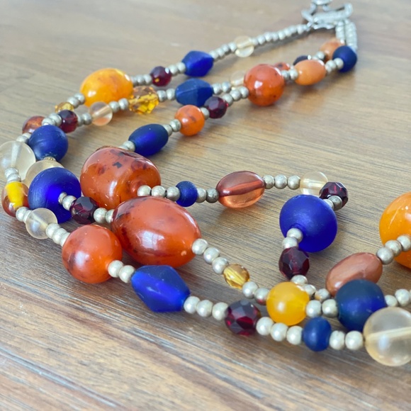 R.J. Graziano Multi-Strand Necklace with Colorful Beads - Picture 10 of 11